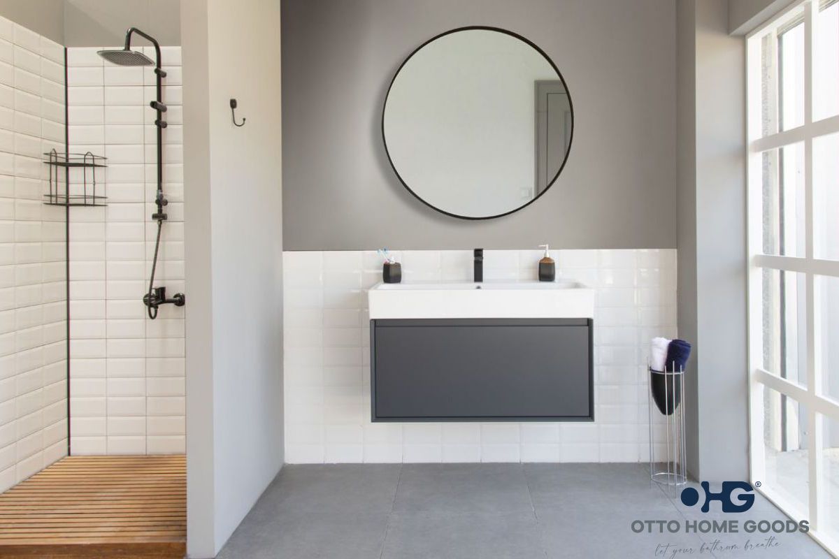 Gala 39 Dark Gray Bathroom Cabinet