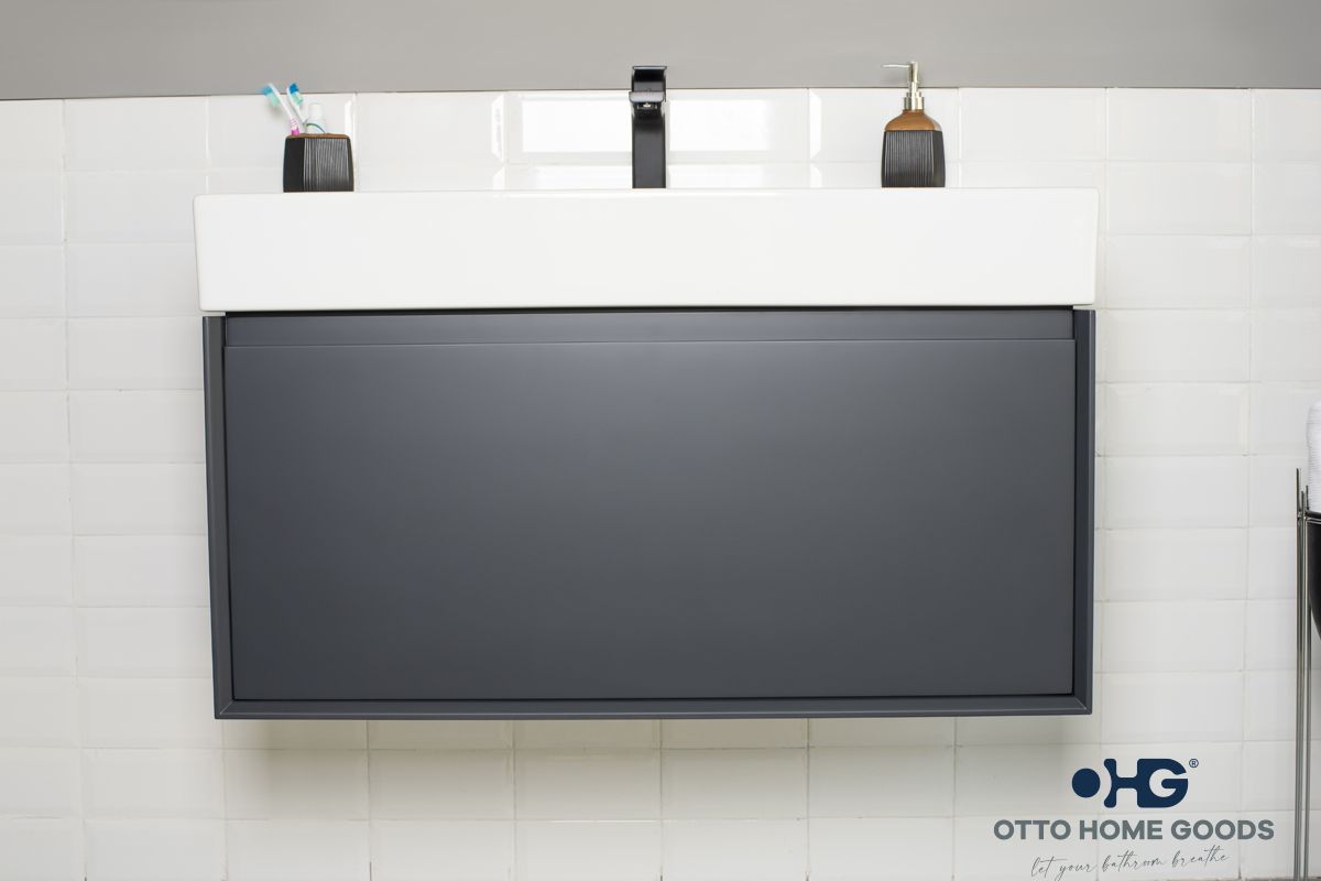 Gala 39 Dark Gray Bathroom Cabinet