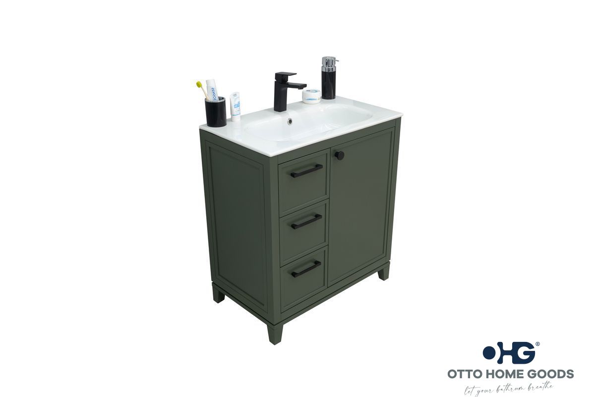 Frame Pine Green 30 Bathroom Cabinet