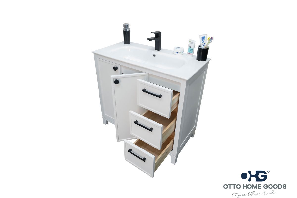 Frame White 36 Bathroom Cabinet