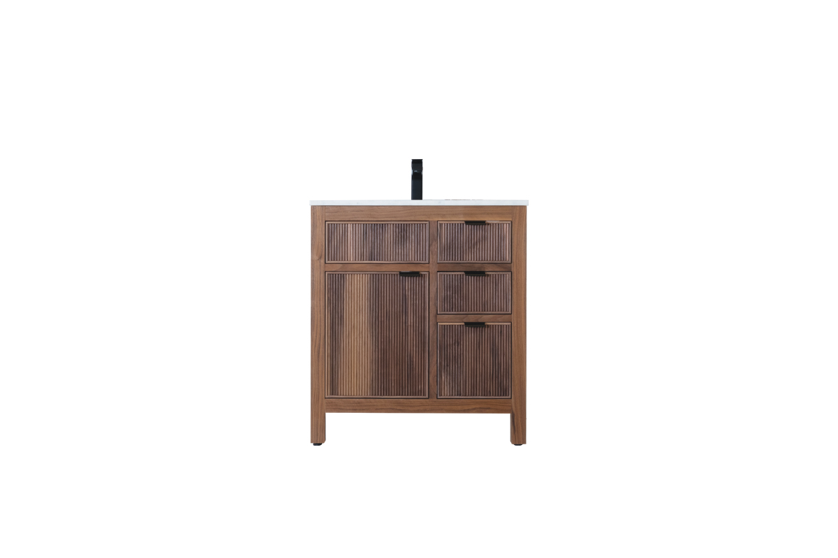 Catalina Walnut 30 Bathroom Cabinet 