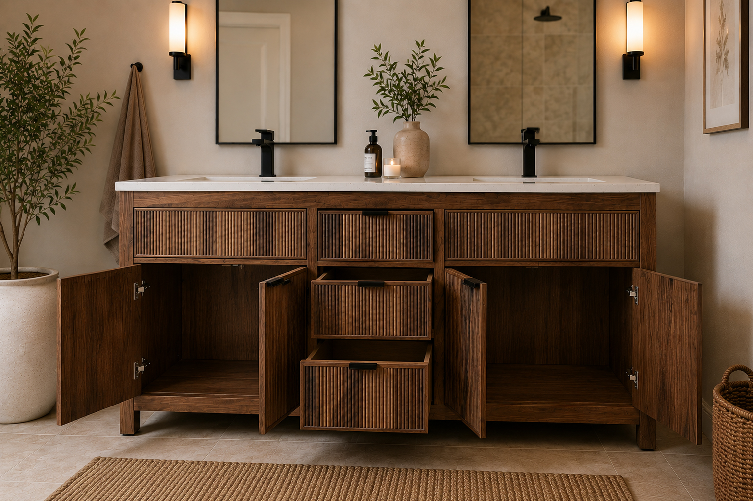 Catalina Walnut 60