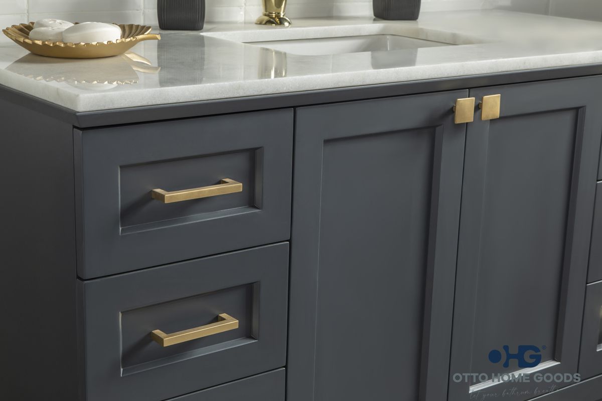Paloma 48 Dark Gray Bathroom Cabinet