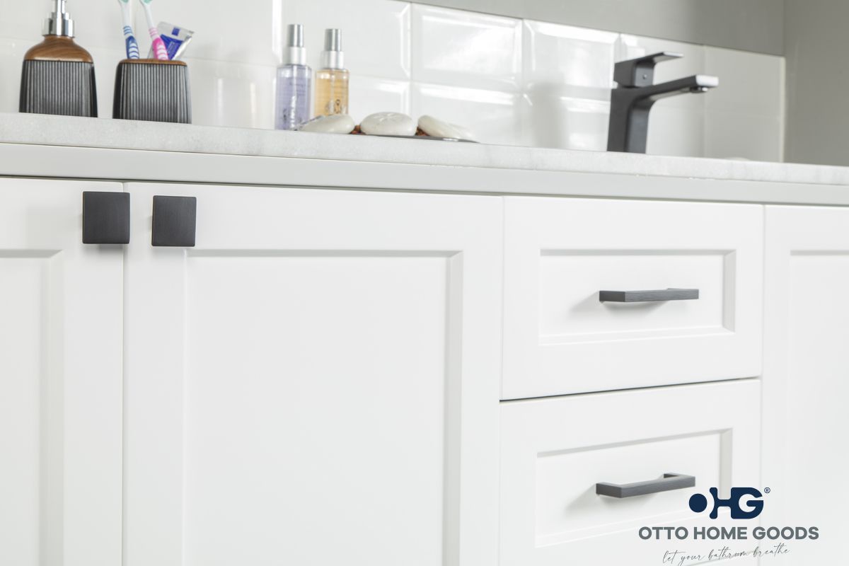 Paloma 72 Double Bowls White Bathroom Cabinet